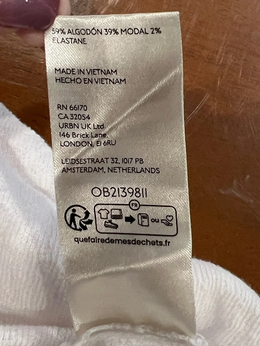 We the free white Sarah pointelle turtle neck size medium - Picture 9 of 9